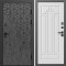 Входная дверь Termo-Door Спейс Бетон Патина - Арка белое дерево