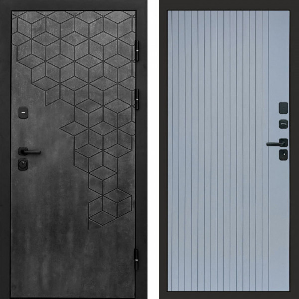 Входная дверь Termo-Door Спейс Бетон Патина - Flat Grey софт