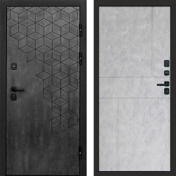 Входная дверь Termo-Door Спейс Бетон Патина - Горизонт бетон светлый