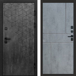 Входная дверь Termo-Door Спейс Бетон Патина - Горизонт бетон темный