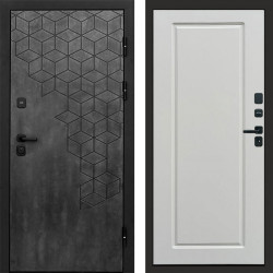 Входная дверь Termo-Door Спейс Бетон Патина - Гранд Белый софт