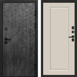 Входная дверь Termo-Door Спейс Бетон Патина - Гранд Слоновая кость