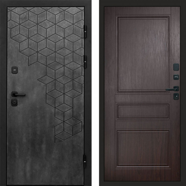 Входная дверь Termo-Door Спейс Бетон Патина - Классика венге