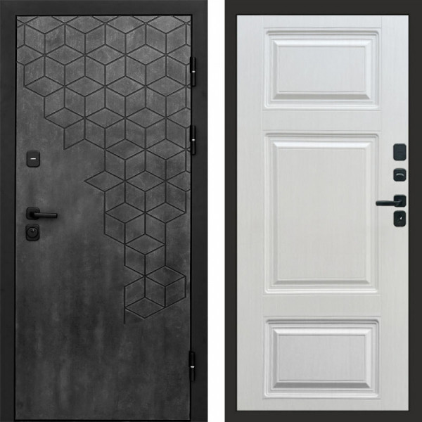 Входная дверь Termo-Door Спейс Бетон Патина - Лион Лиственница