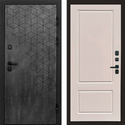 Входная дверь Termo-Door Спейс Бетон Патина - Марсель Слоновая кость
