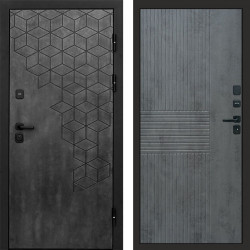 Входная дверь Termo-Door Спейс Бетон Патина - Мастино Бетон темный