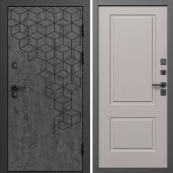 Входная дверь Termo-Door Спейс Бетон Патина - Нео Классика Капучино