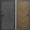 Входная дверь Termo-Door Спейс Бетон Патина - Плаза Елочка Орех
