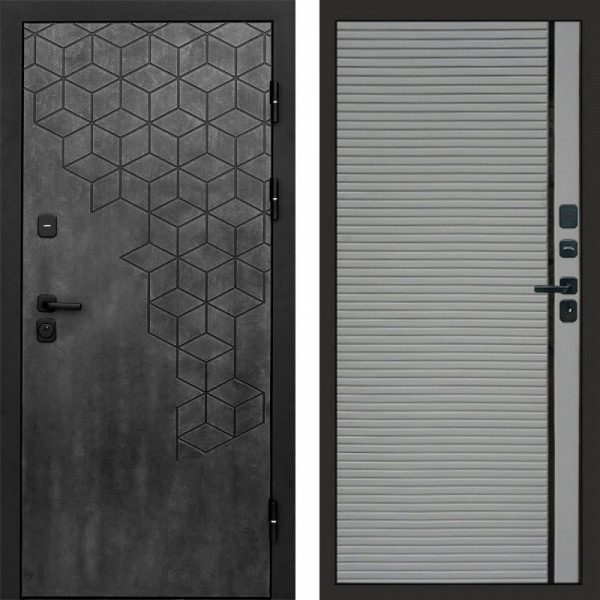 Входная дверь Termo-Door Спейс Бетон Патина - Porte Grey софт