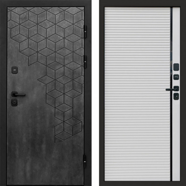 Входная дверь Termo-Door Спейс Бетон Патина - Porte white