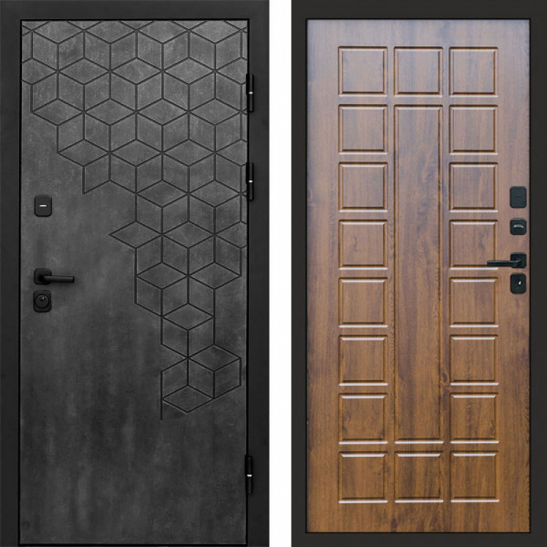 Входная дверь Termo-Door Спейс Бетон Патина - Престиж дуб