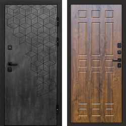 Входная дверь Termo-Door Спейс Бетон Патина - Спарта дуб