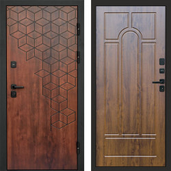 Входная дверь Termo-Door Спейс Дуб Патина - Арка дуб