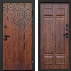 Входная дверь Termo-Door Спейс Дуб Патина - Без серии Орех премиум