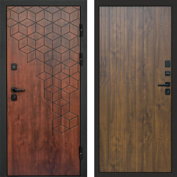 Входная дверь Termo-Door Спейс Дуб Патина - Flat Дуб