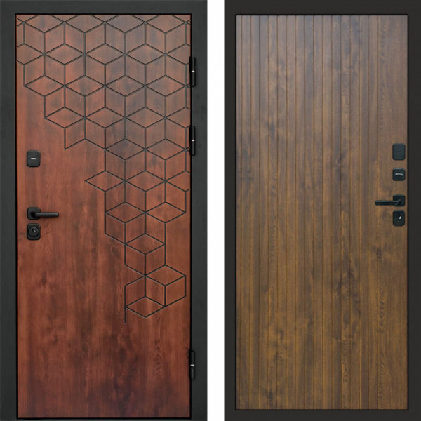 Входная дверь Termo-Door Спейс Дуб Патина - Flat Дуб