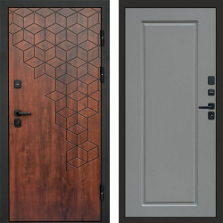 Входная дверь Termo-Door Спейс Дуб Патина - Гранд Grey софт