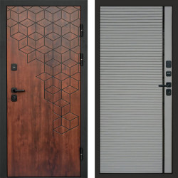 Входная дверь Termo-Door Спейс Дуб Патина - Porte Grey софт