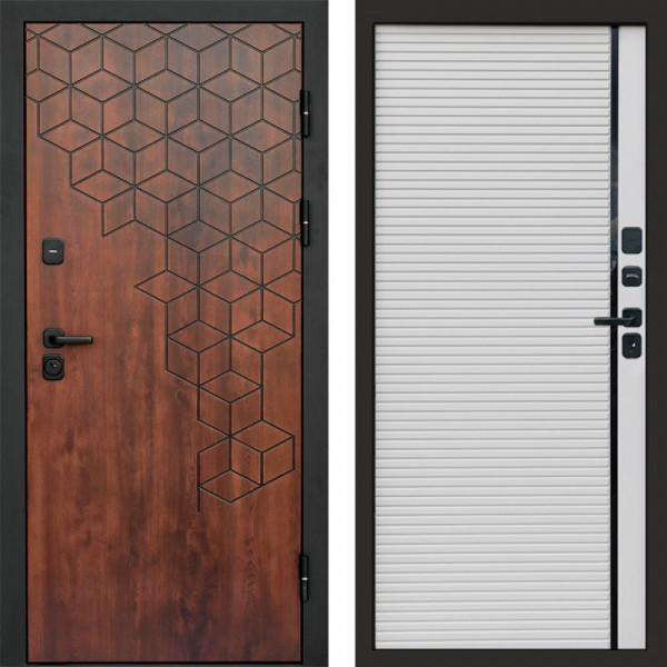 Входная дверь Termo-Door Спейс Дуб Патина - Porte white