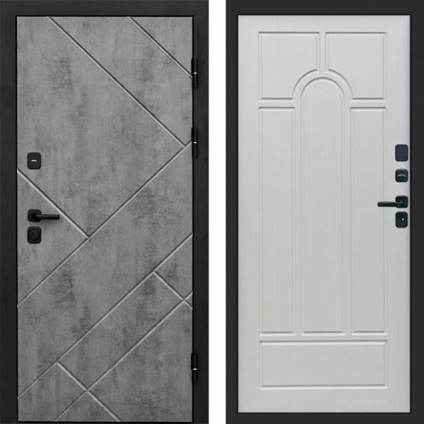 Входная дверь Termo-Door Стоун Бетон - Арка лиственница