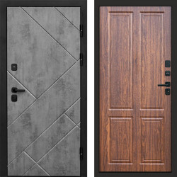 Входная дверь Termo-Door Стоун Бетон - Без серии Орех стандарт