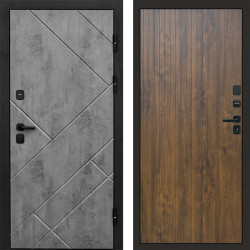 Входная дверь Termo-Door Стоун Бетон - Flat Дуб