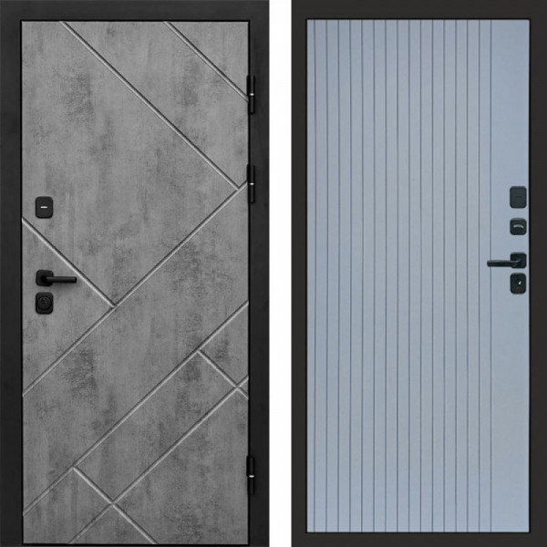 Входная дверь Termo-Door Стоун Бетон - Flat Grey софт