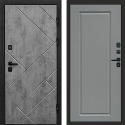 Входная дверь Termo-Door Стоун Бетон - Гранд Grey софт
