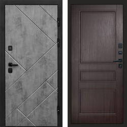 Входная дверь Termo-Door Стоун Бетон - Классика венге