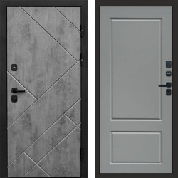 Входная дверь Termo-Door Стоун Бетон - Марсель Grey софт