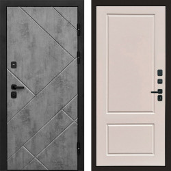 Входная дверь Termo-Door Стоун Бетон - Марсель Слоновая кость