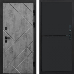 Входная дверь Termo-Door Стоун Бетон - Нео Black