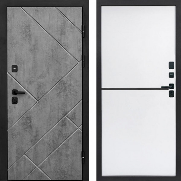 Входная дверь Termo-Door Стоун Бетон - Нео White