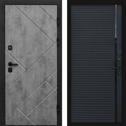 Входная дверь Termo-Door Стоун Бетон - Porte black