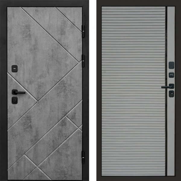 Входная дверь Termo-Door Стоун Бетон - Porte Grey софт