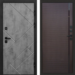 Входная дверь Termo-Door Стоун Бетон - Porte Шоколад