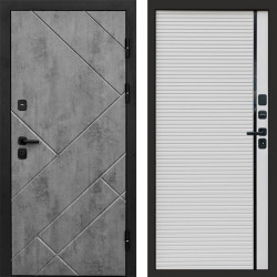 Входная дверь Termo-Door Стоун Бетон - Porte white
