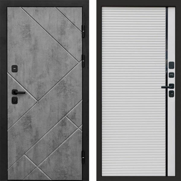 Входная дверь Termo-Door Стоун Бетон - Porte white