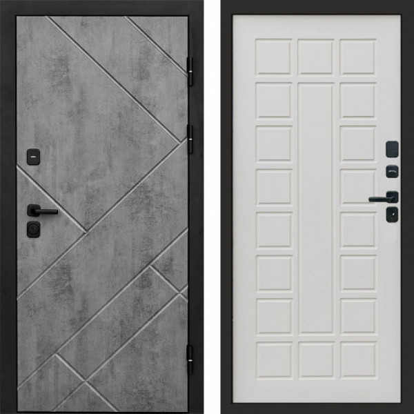 Входная дверь Termo-Door Стоун Бетон - Престиж бежевый матовый