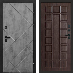 Входная дверь Termo-Door Стоун Бетон - Престиж венге