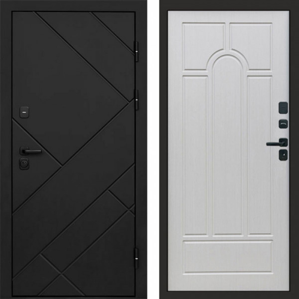 Входная дверь Termo-Door Стоун Блэк - Арка лиственница