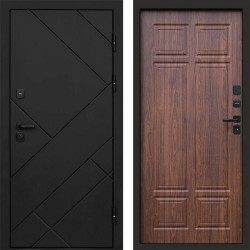 Входная дверь Termo-Door Стоун Блэк - Без серии Орех премиум