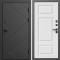 Входная дверь Termo-Door Стоун Блэк - Лион Белый софт