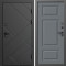 Входная дверь Termo-Door Стоун Блэк - Лион Grey софт