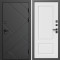 Входная дверь Termo-Door Стоун Блэк - Марсель Белый софт