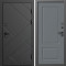 Входная дверь Termo-Door Стоун Блэк - Марсель Grey софт