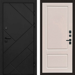 Входная дверь Termo-Door Стоун Блэк - Марсель Слоновая кость
