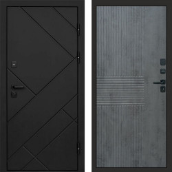 Входная дверь Termo-Door Стоун Блэк - Мастино Бетон темный