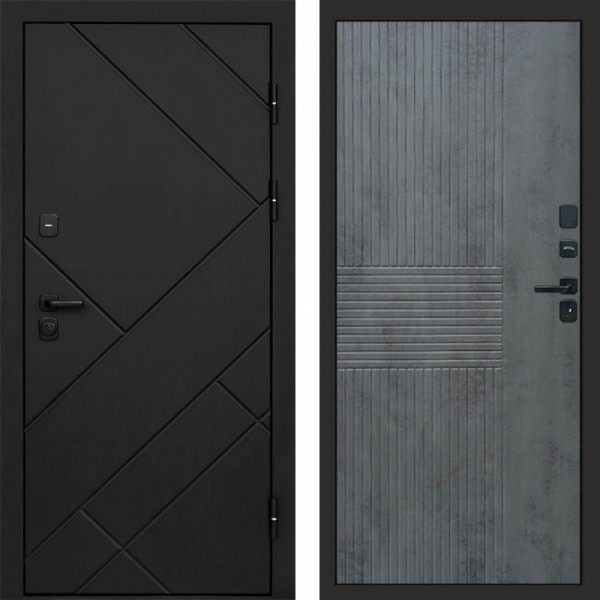 Входная дверь Termo-Door Стоун Блэк - Мастино Бетон темный