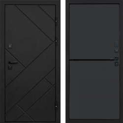 Входная дверь Termo-Door Стоун Блэк - Нео Графит